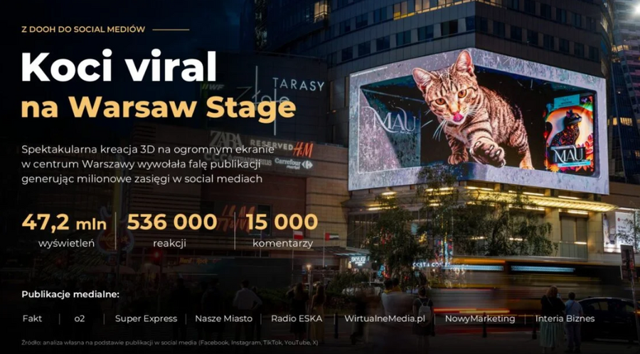 Warsaw Stage i koci viral