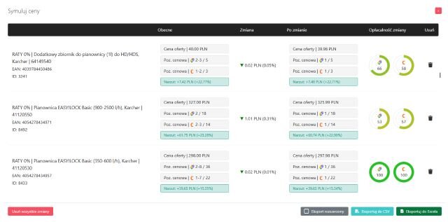 aplikacja do śledzenia cen konkurencji