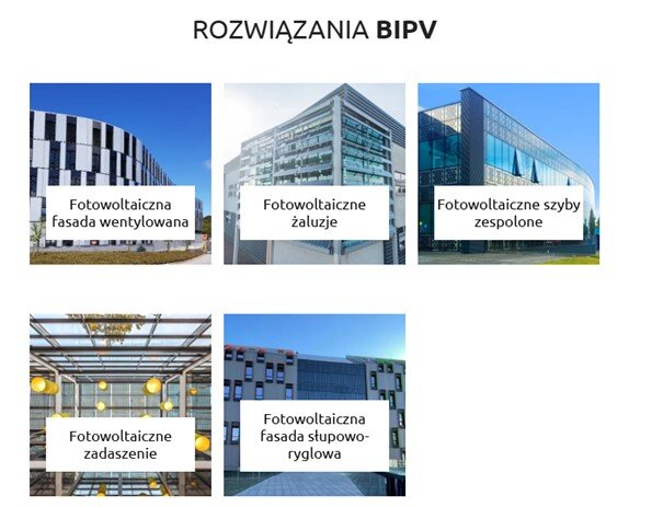 ML System rozwiązania BIPV