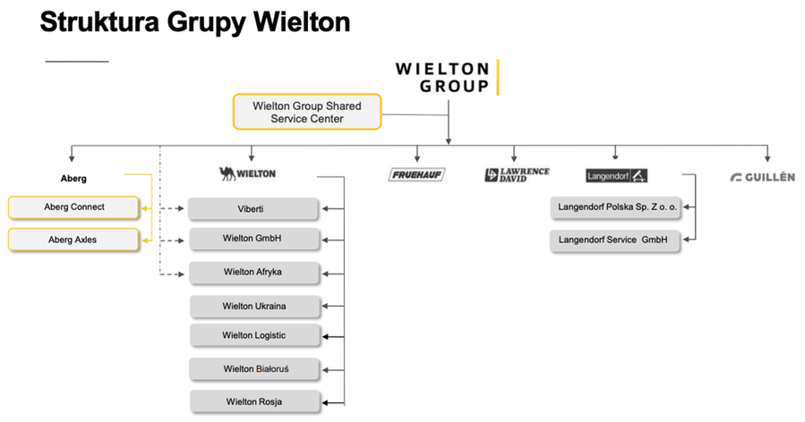 Wielton: struktura grupy
